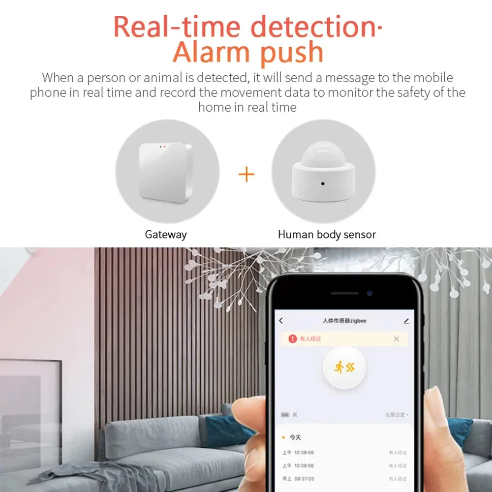 Mini ZigBee Motion Sensor – Real-Time Movement Alerts