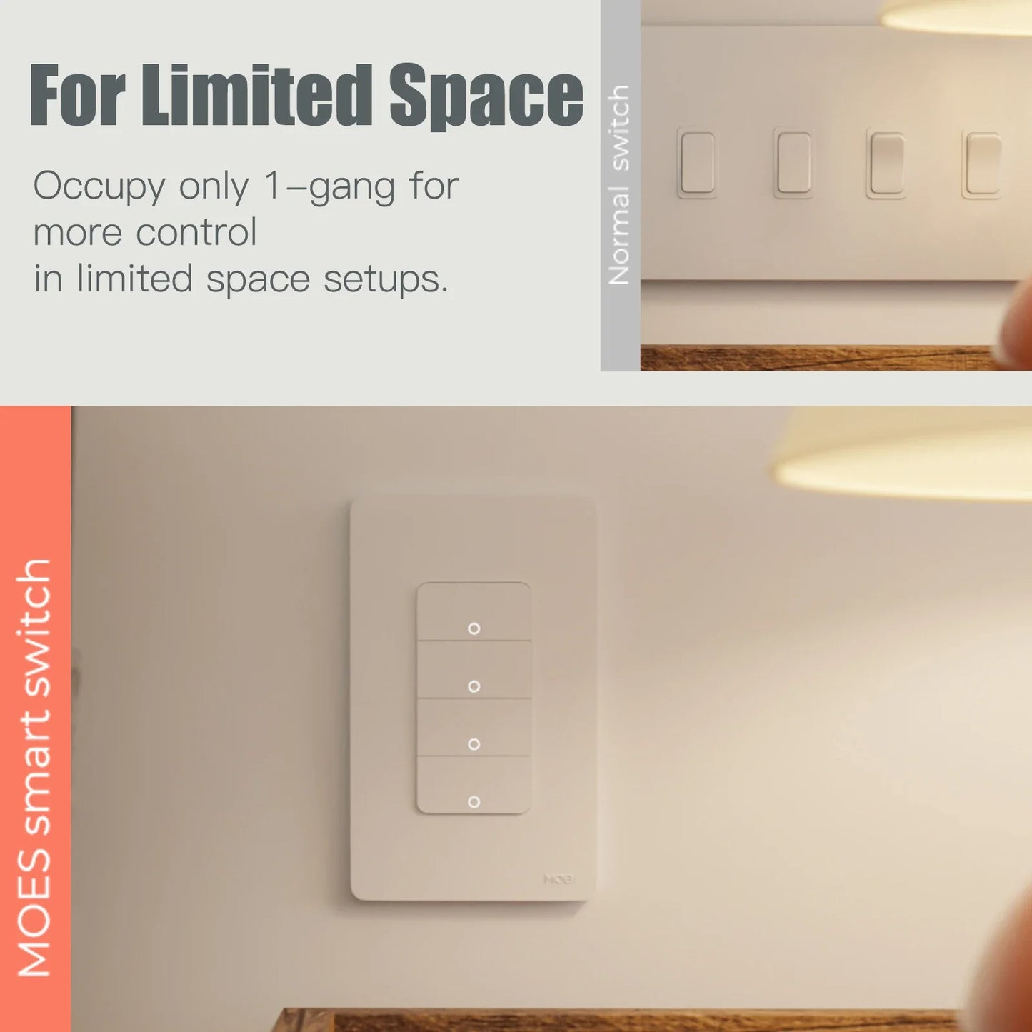 MOES ZigBee Smart Light Switch – Control Lights from Your Phone or Voice