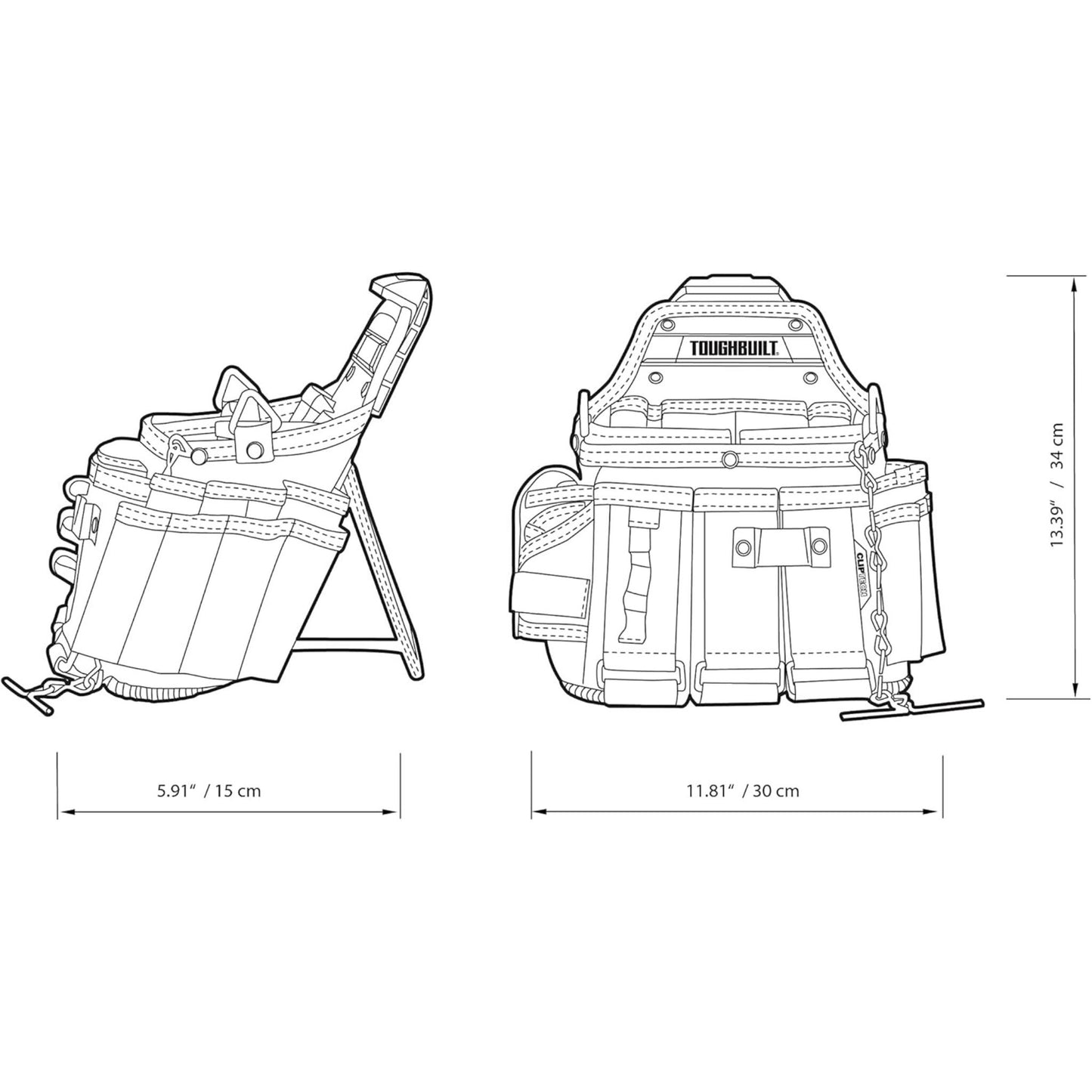 TOUGHBUILT Master Electricians Pouch