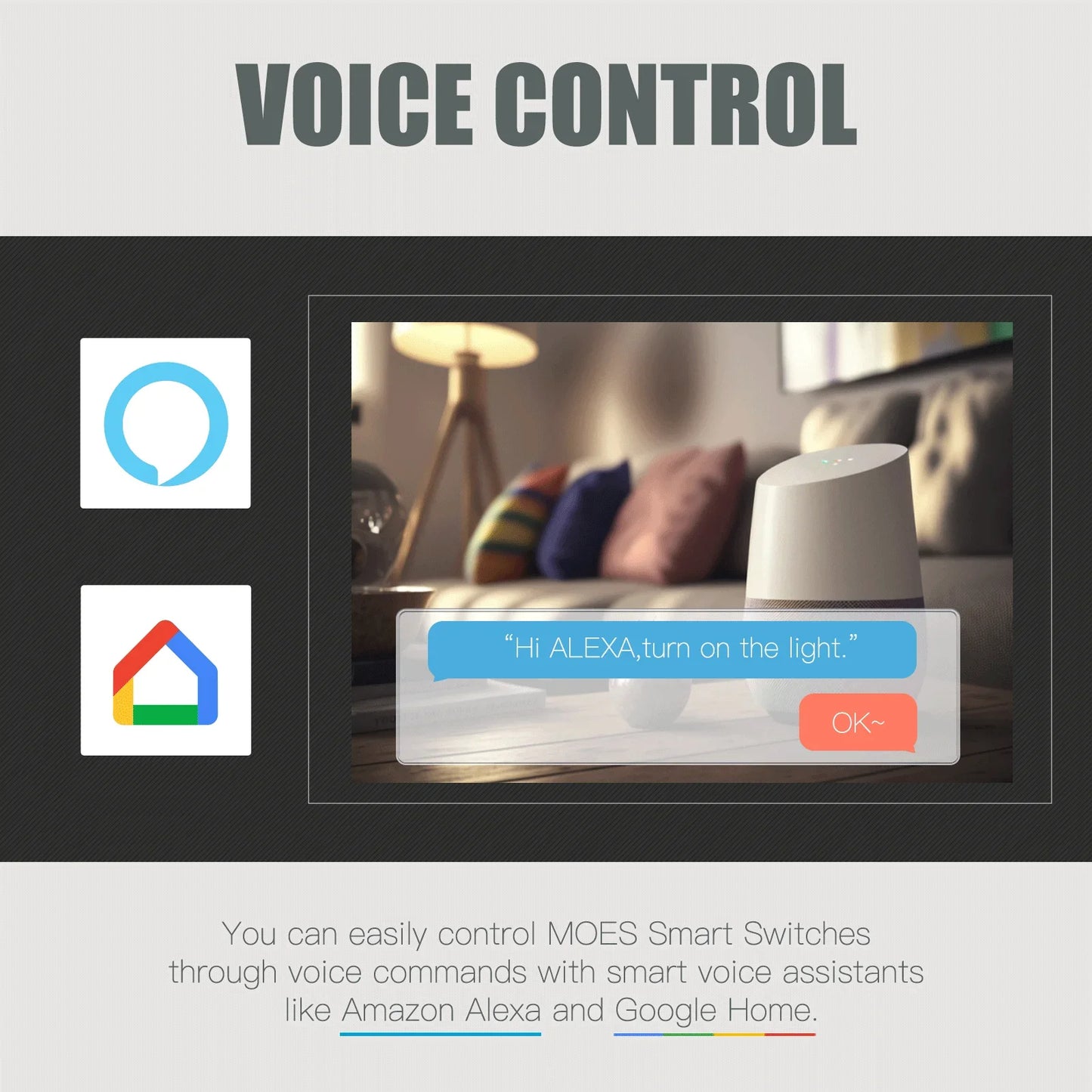MOES ZigBee Smart Light Switch – Control Lights from Your Phone or Voice
