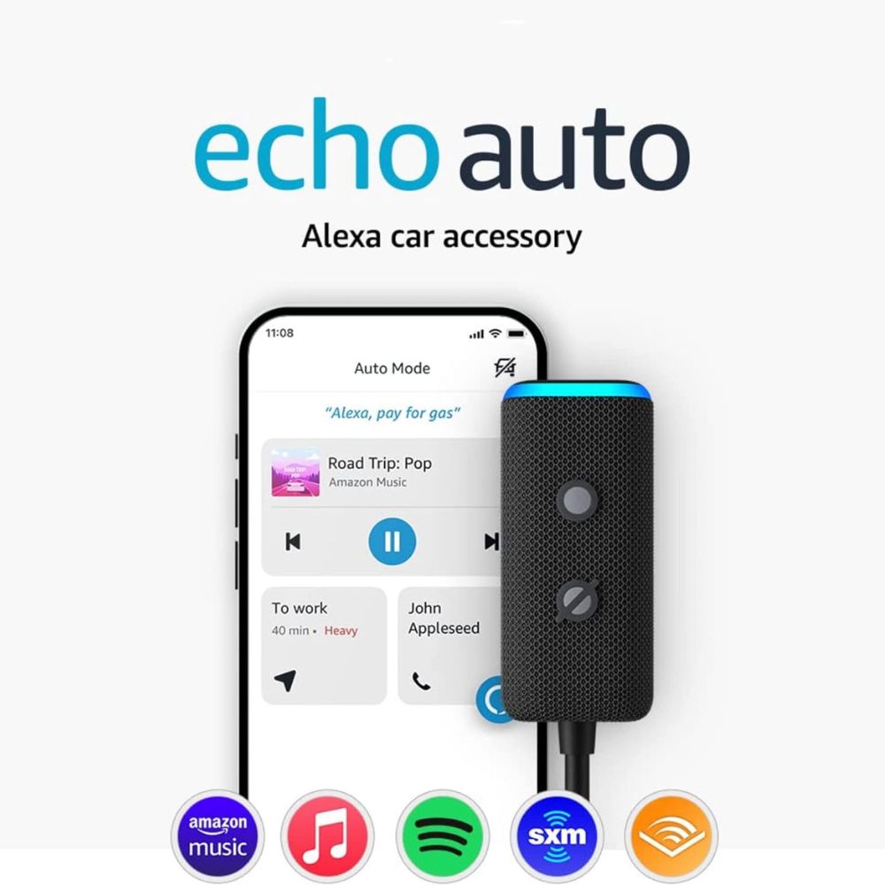 Echo Auto (newest model), Add Alexa to Your Car – Curiosity Gadgets