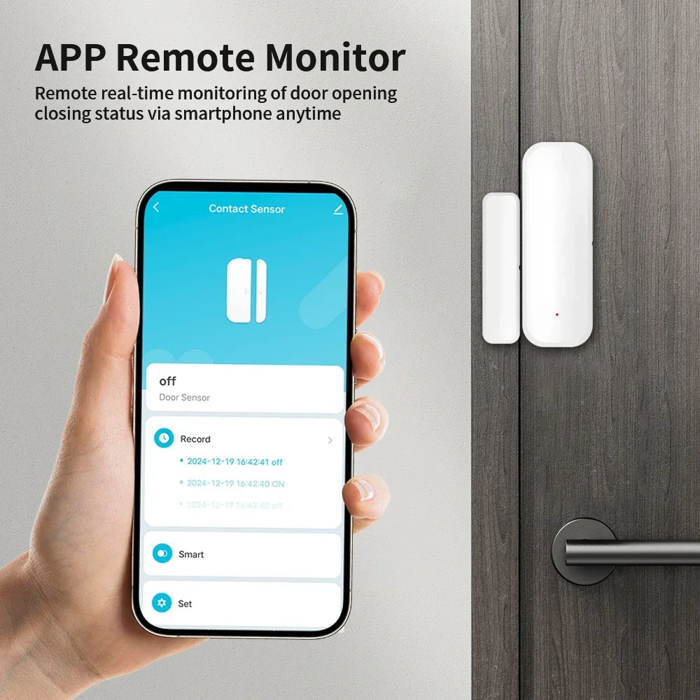 ZigBee Door/Window Sensor – Instant Alerts for Home Security