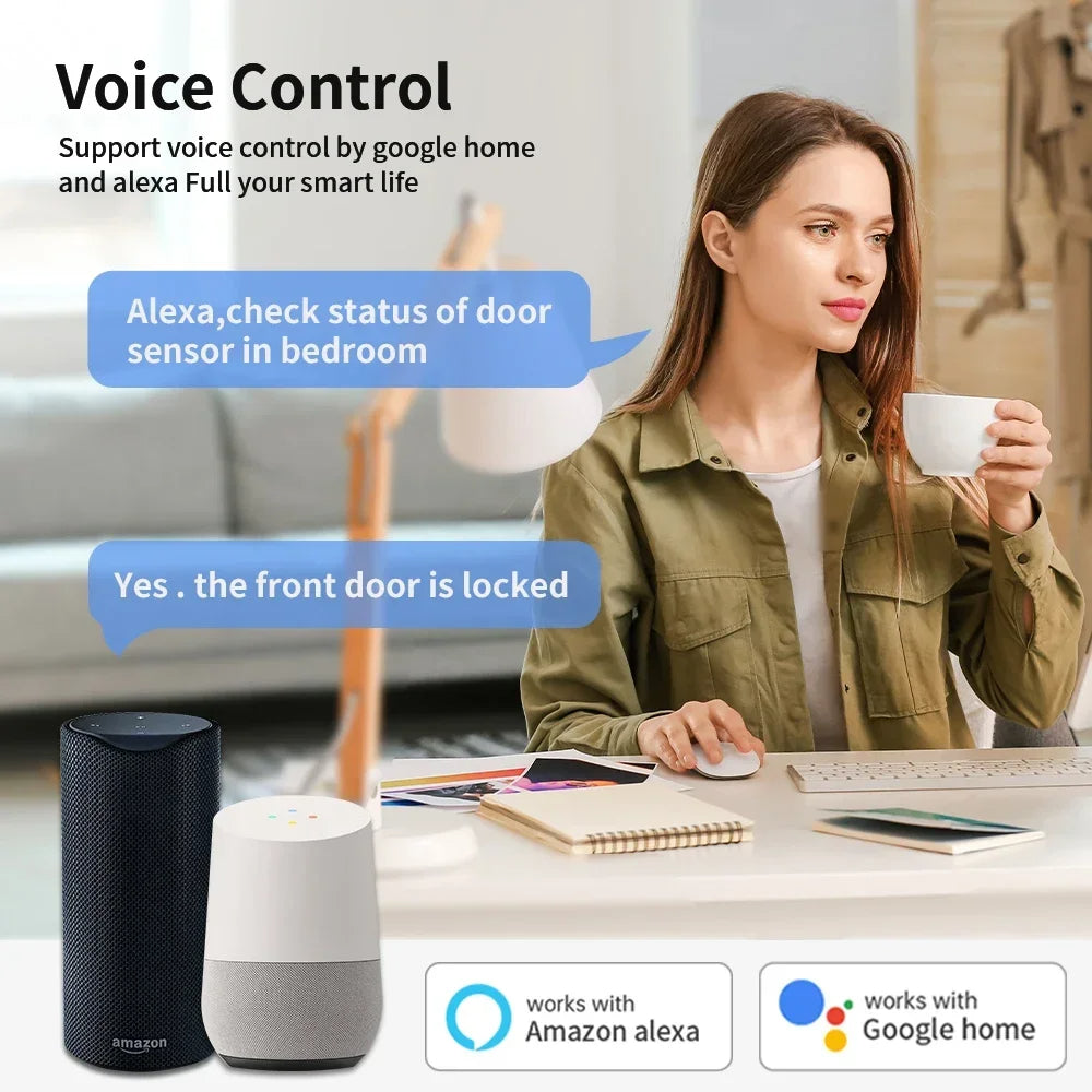ZigBee Door/Window Sensor – Instant Alerts for Home Security