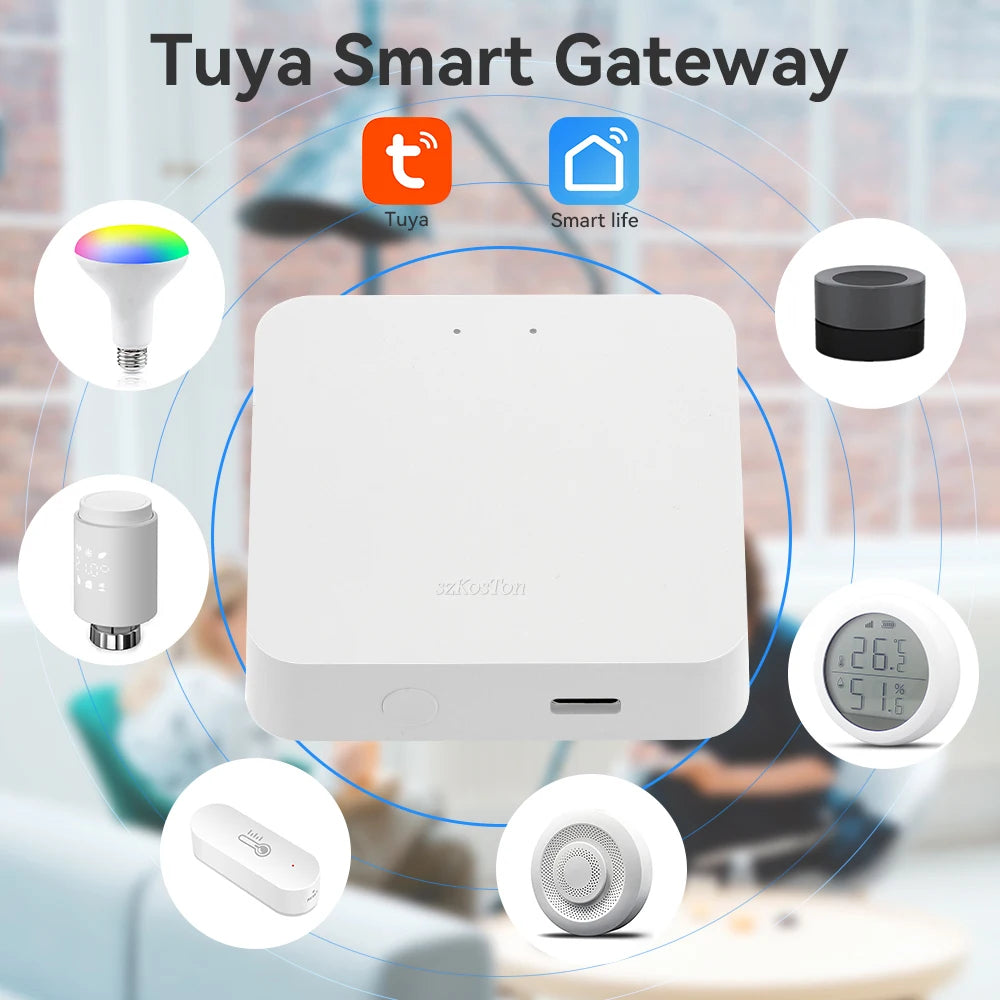 Zigbee 3.0 Bluetooth Gateway Hub, Easy Setup for Alexa & Google Home
