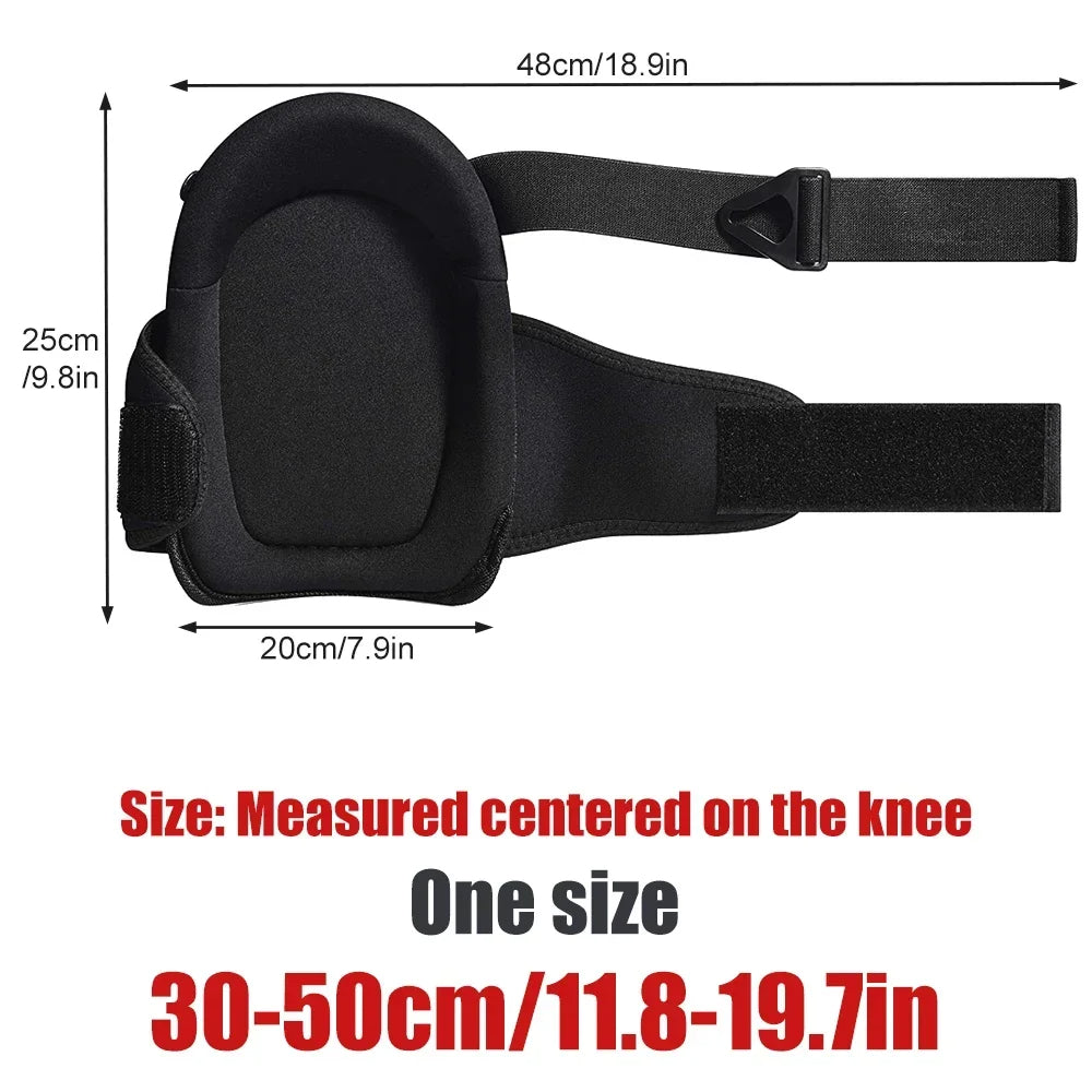 Professional Knee Pads, Thick Gel Cushion, Adjustable Straps for Construction, Gardening & Flooring Work
