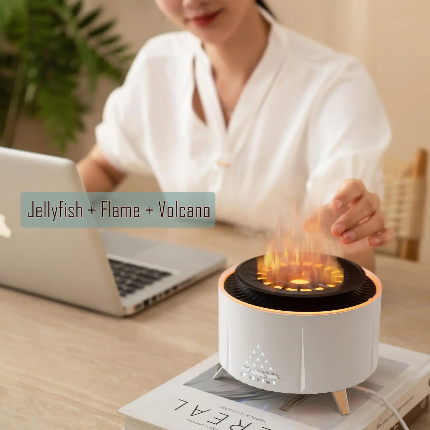 350ml Jelly Flame Essential Oil Diffuser