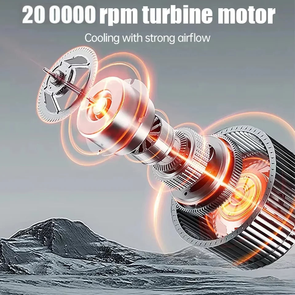 X6 Violent Turbo Jet Fan Blower, 200000 RPM Brushless with Vacuum Kit