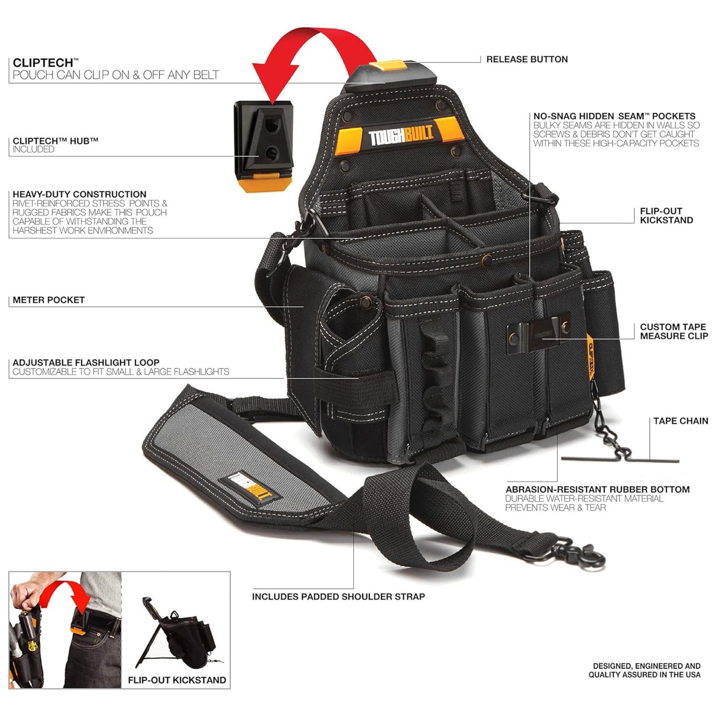 TOUGHBUILT Master Electricians Pouch