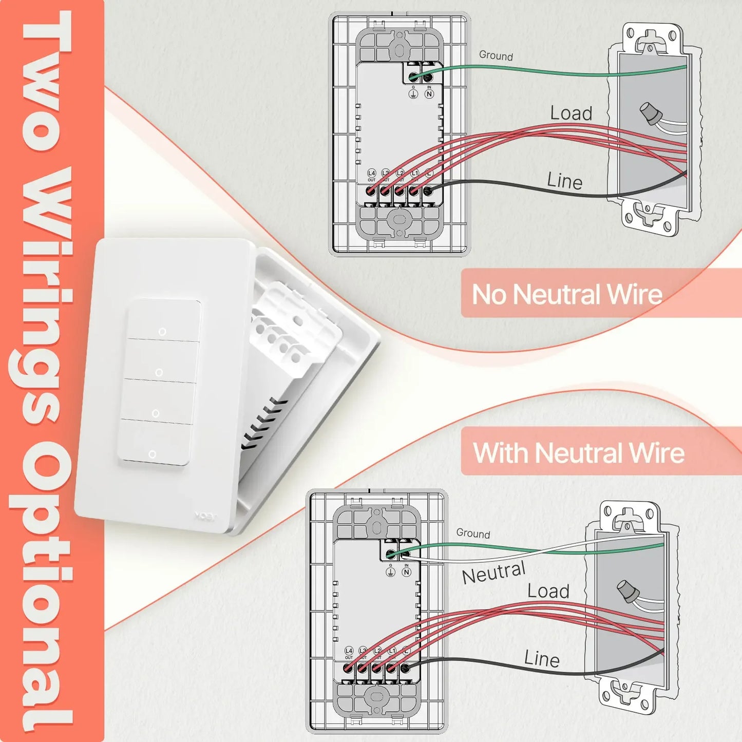 MOES ZigBee Smart Light Switch – Control Lights from Your Phone or Voice