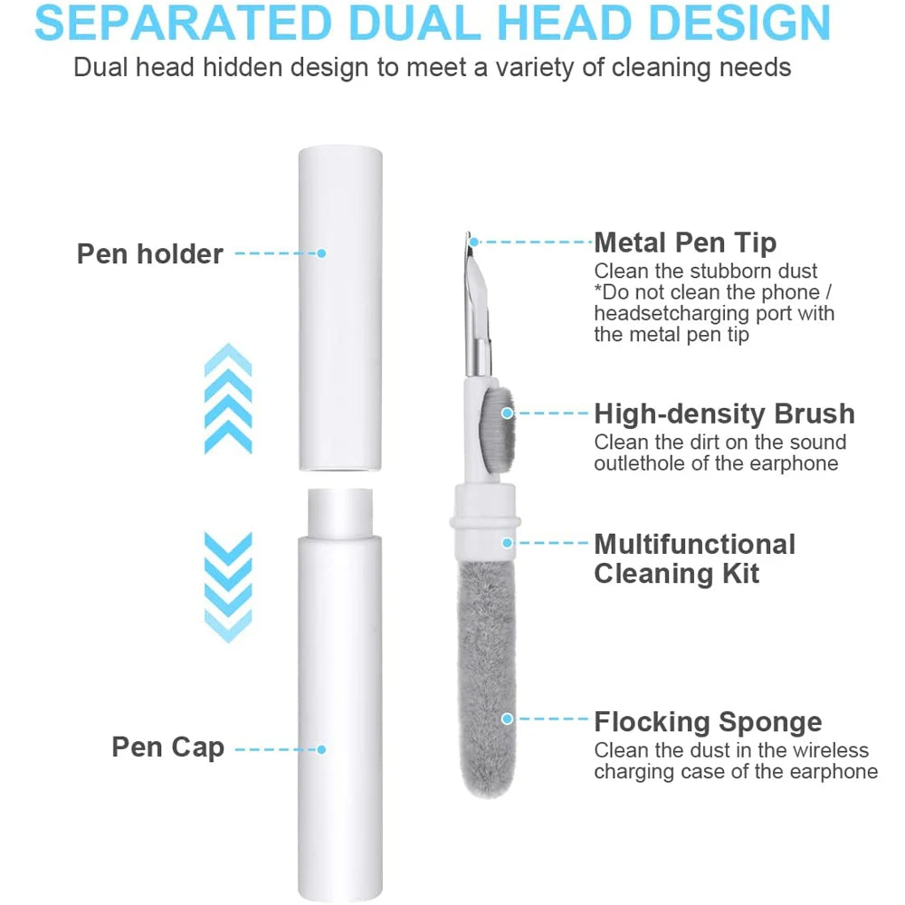 3-in-1 Bluetooth Earbuds Cleaning Pen