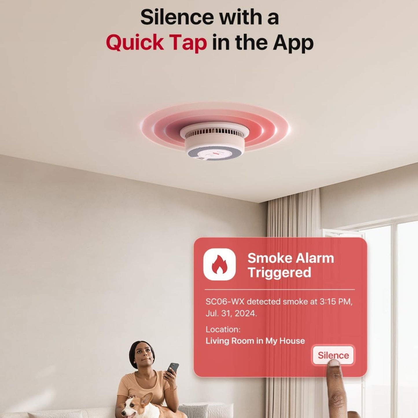 X-Sense Wi-Fi Smoke & CO Alarm – Get Instant Alerts Anywhere