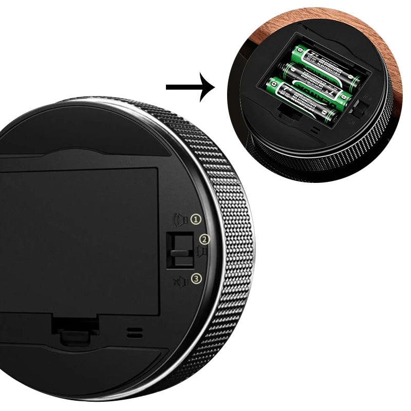 LED Digital Kitchen Timer, Magnetic, Rotating, Countdown with Alarm & Mute Mode