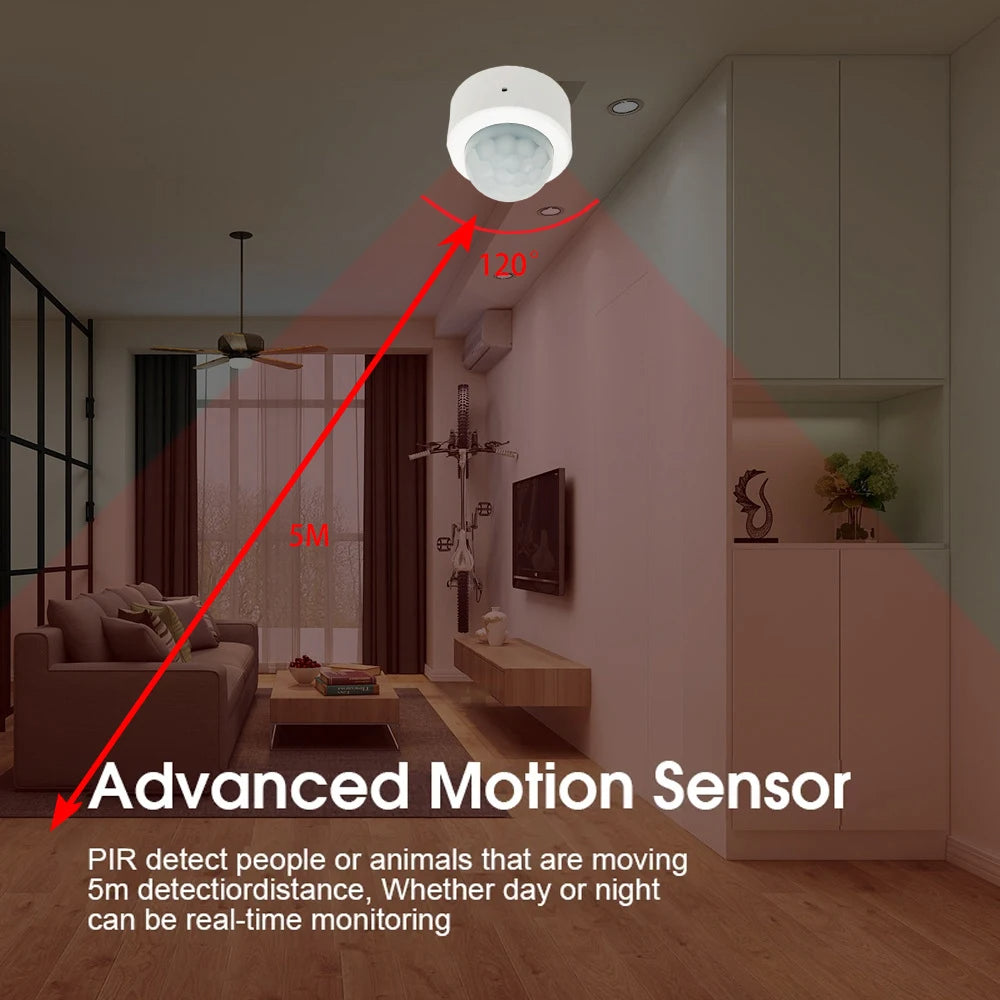 Mini ZigBee Motion Sensor – Real-Time Movement Alerts