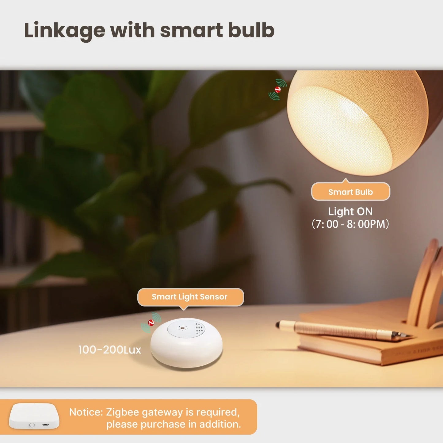 MOES Tuya ZigBee Smart Light Sensor – Automate Lights & Curtains with Smart Detection