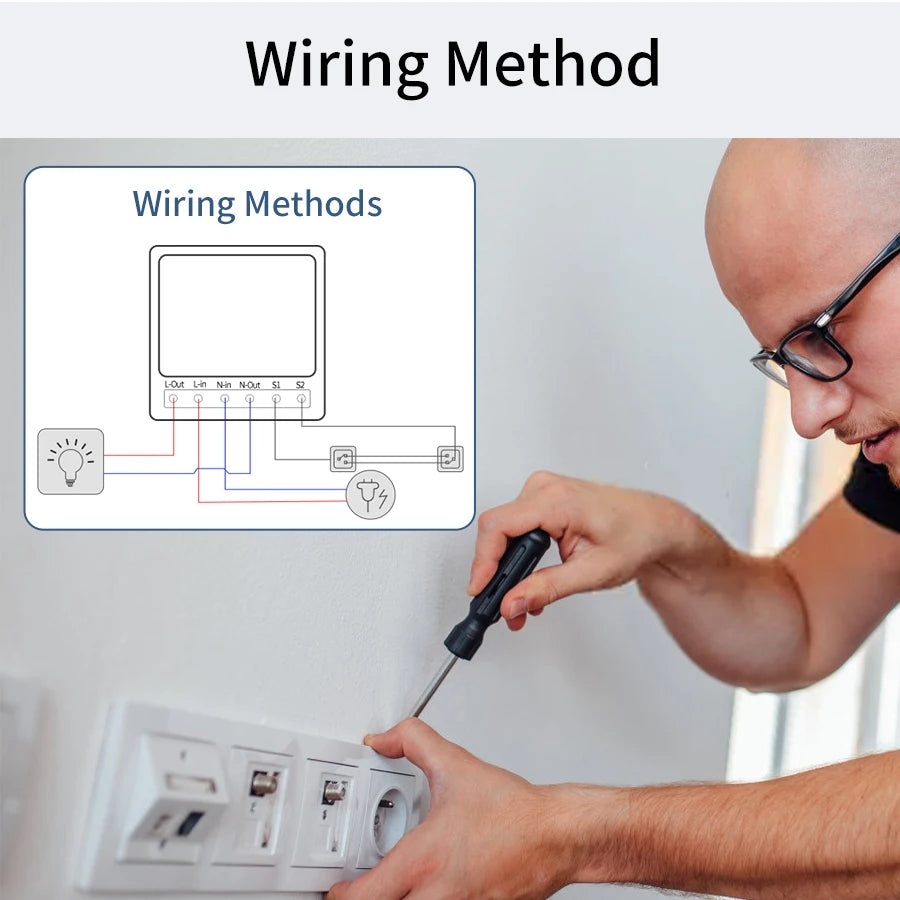 RF 433MHz Light Mini Switch Module with Remote Control, 2-Way Control, No Wi-Fi Needed