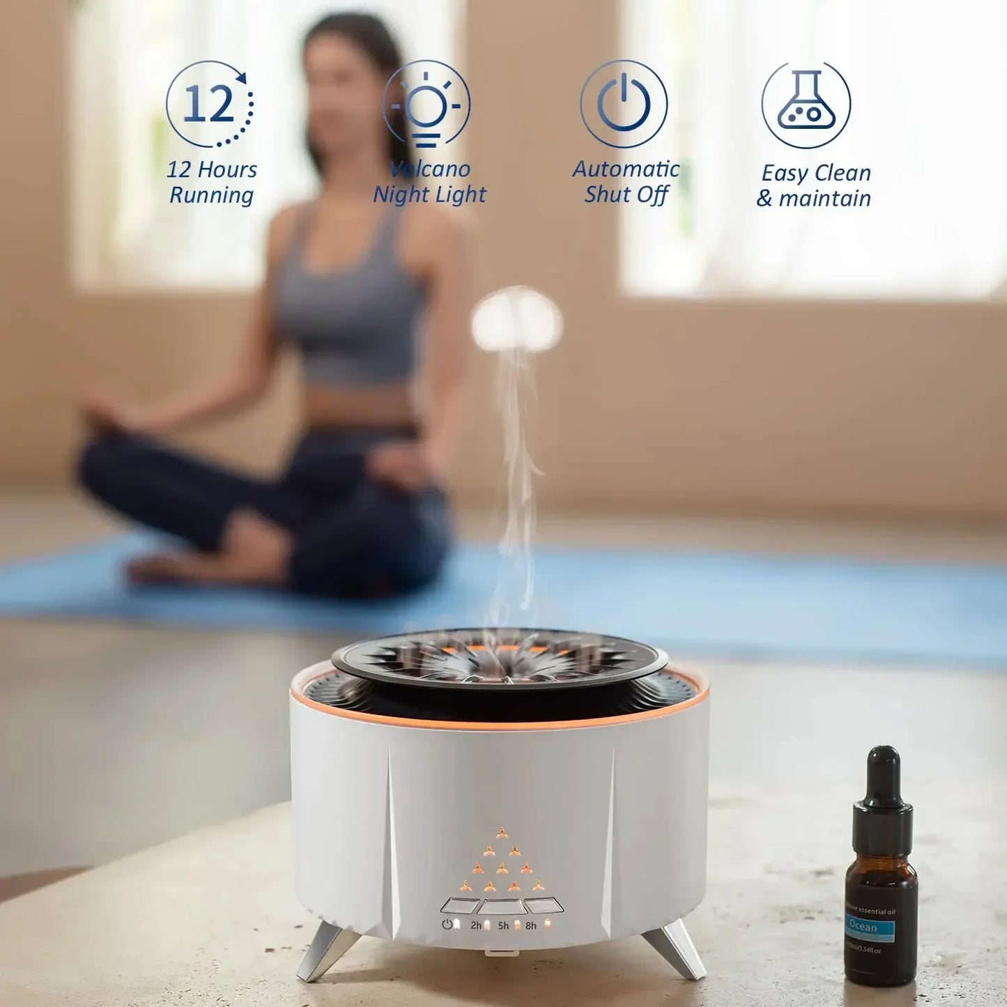 350ml Jelly Flame Essential Oil Diffuser