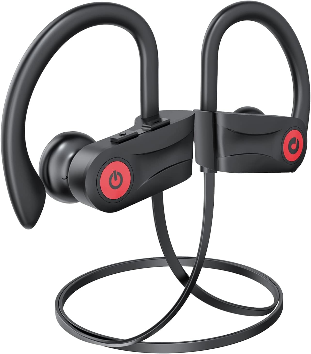 U18 Wireless Sports Earbuds – 16H Playtime, Deep Bass, IPX7 Waterproof, Secure Fit for Running & Outdoor Use