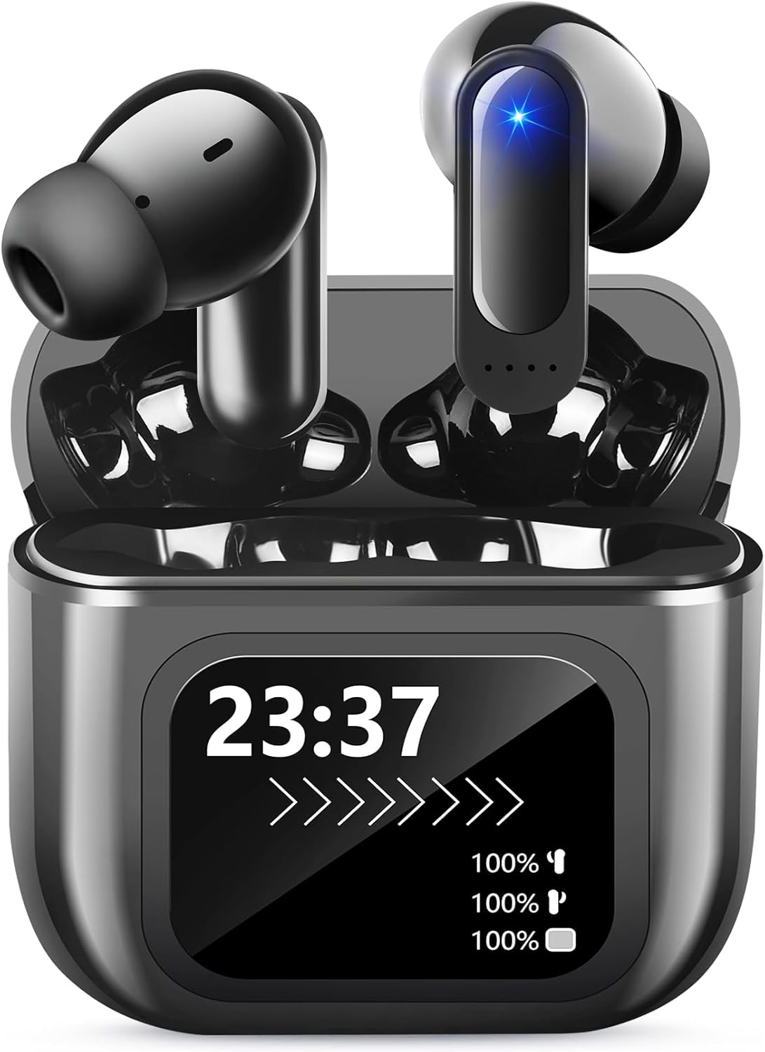 SE60 True Wireless Stereo Earbuds – 50H Playtime, Deep Bass, ANC/ENC, IPX7 Waterproof, Daily Commute & Gym