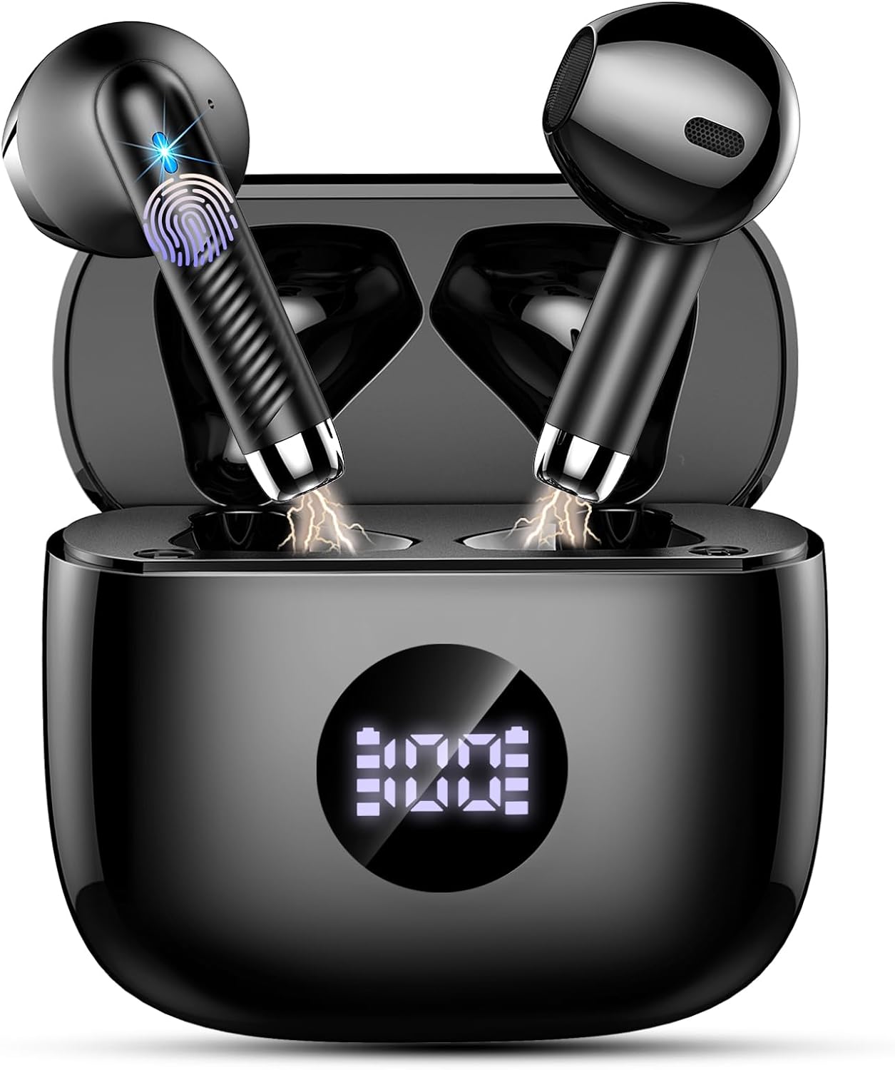 J53 Wireless Classic Earbuds – 50H Playtime, Hi-Fi Stereo, ENC Calls, IPX7 Waterproof, Perfect for Daily Use