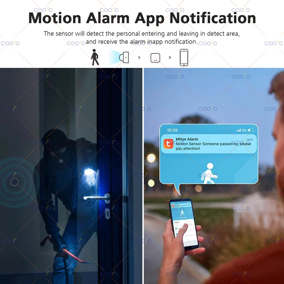 Mini ZigBee Motion Sensor – Real-Time Movement Alerts