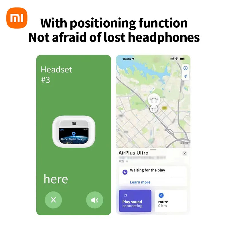Xiaomi Tour Pro6 Smart Wireless Earbuds, Touchscreen Case, ANC, 14 Smart Functions & 20h Playtime