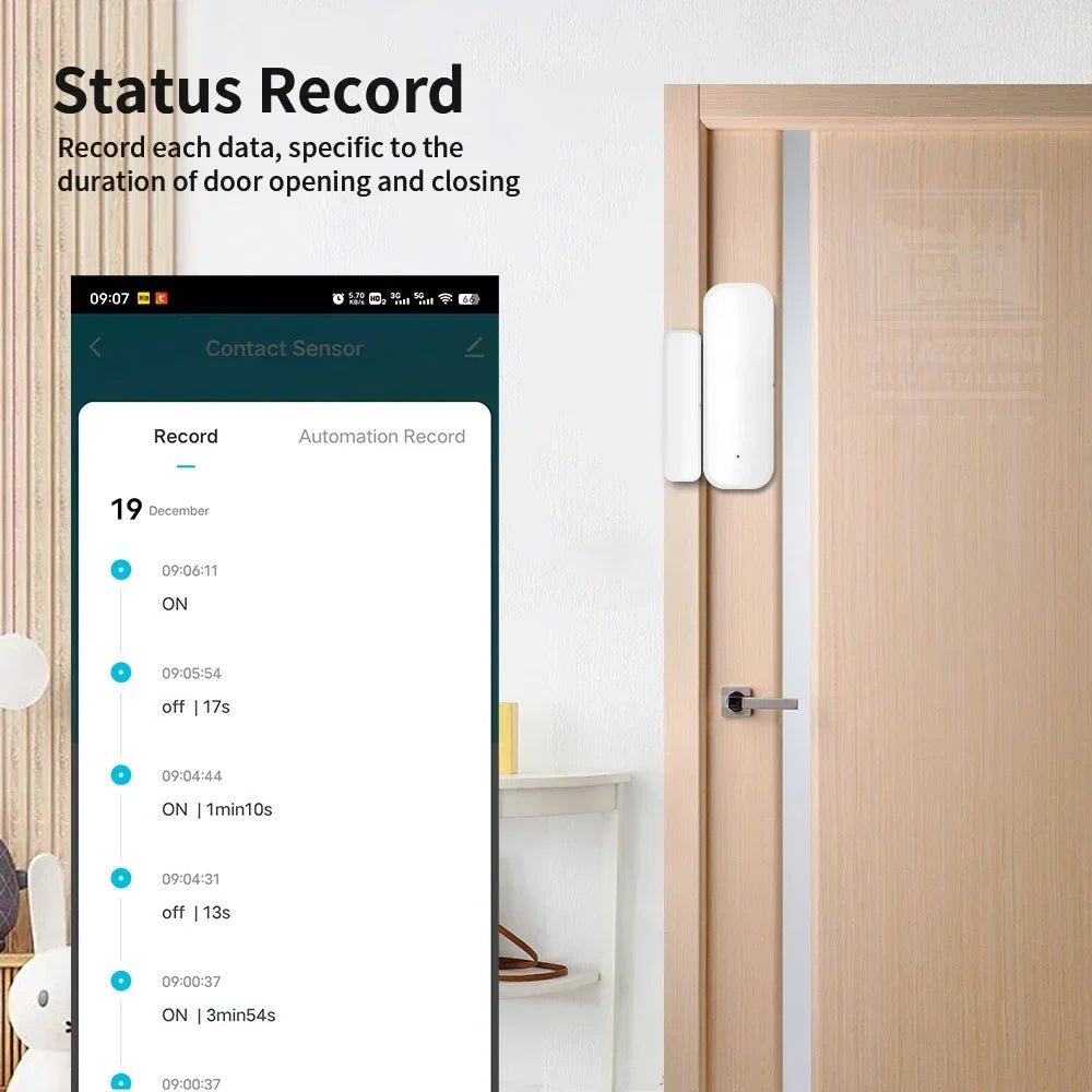 ZigBee Door/Window Sensor – Instant Alerts for Home Security