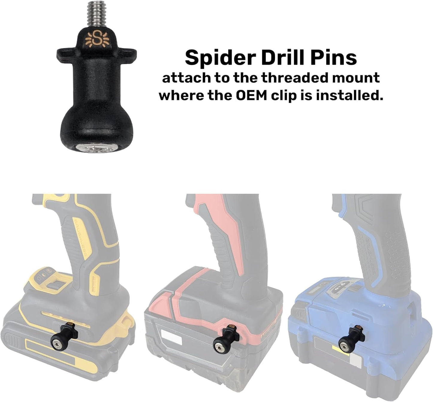 Spider Tool Holster, Compatible With All Major Tool Brands