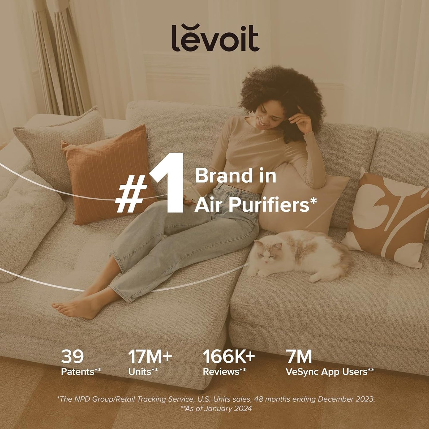 Levoit Core Mini-P Air Purifier, Quiet, Compact & Aromatherapy-Ready