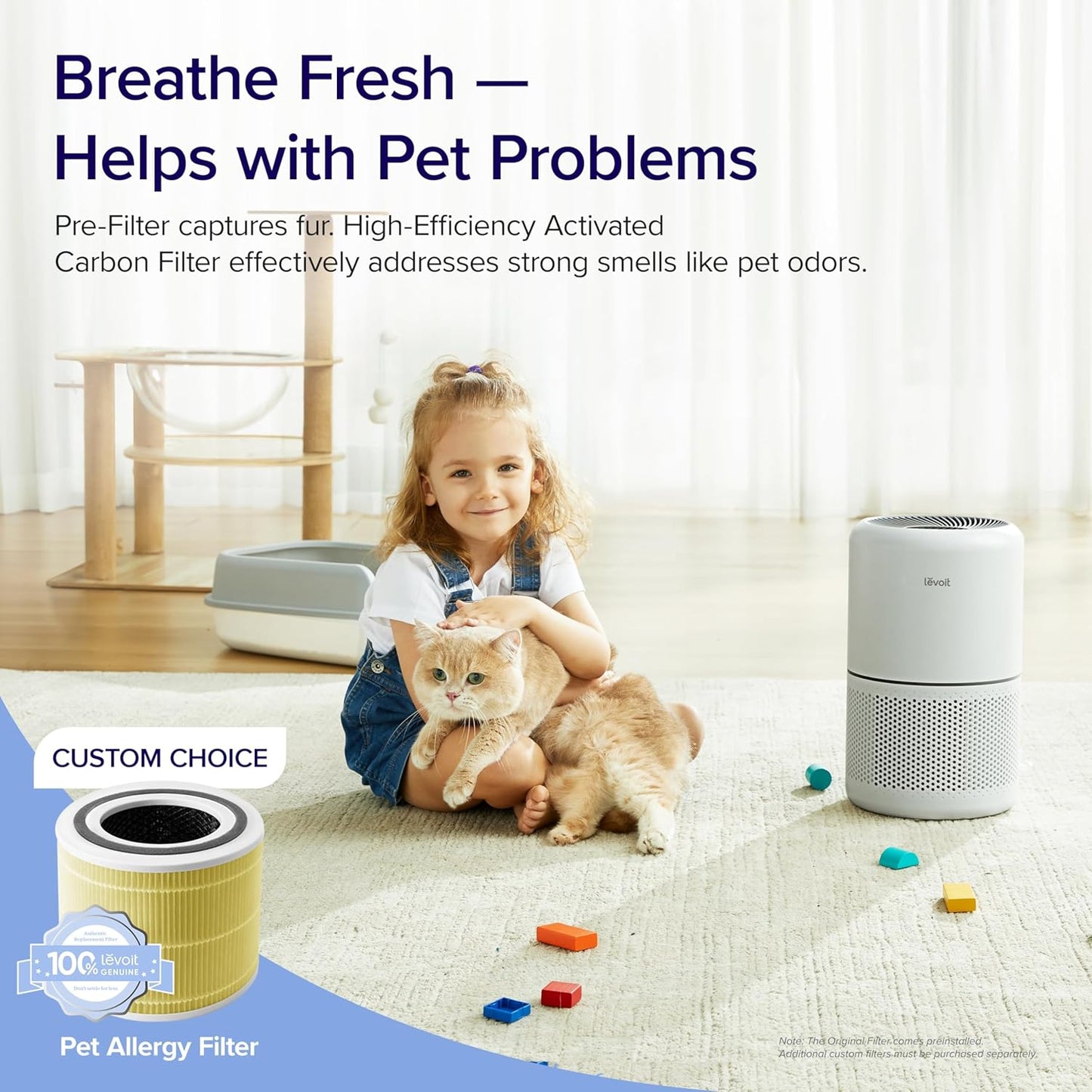 Levoit Core 300-P Air Purifier for Large Rooms