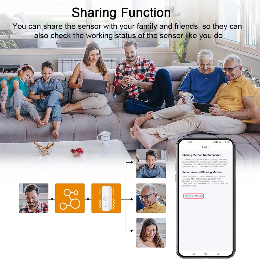 ZigBee Smart Vibration Sensor – Detect Movement, Tampering & Appliance Activity