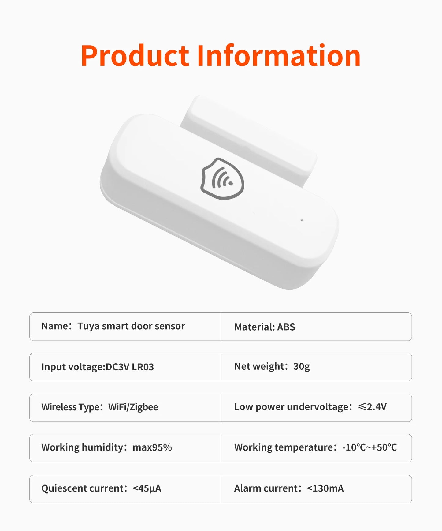Wi-Fi Door & Window Sensor – Get Instant Security Alerts!