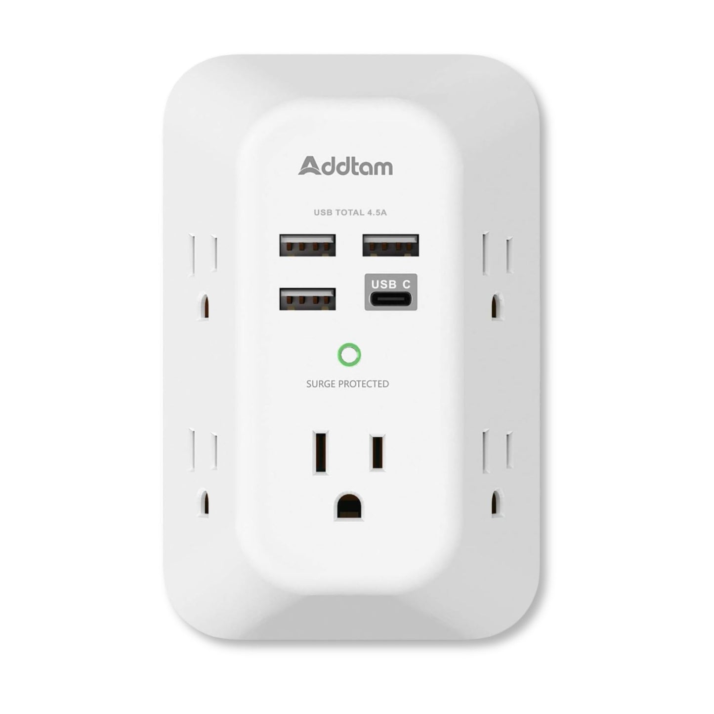9-in-1 USB Wall Charger with Surge Protection – Power & Charge All Devices Safely