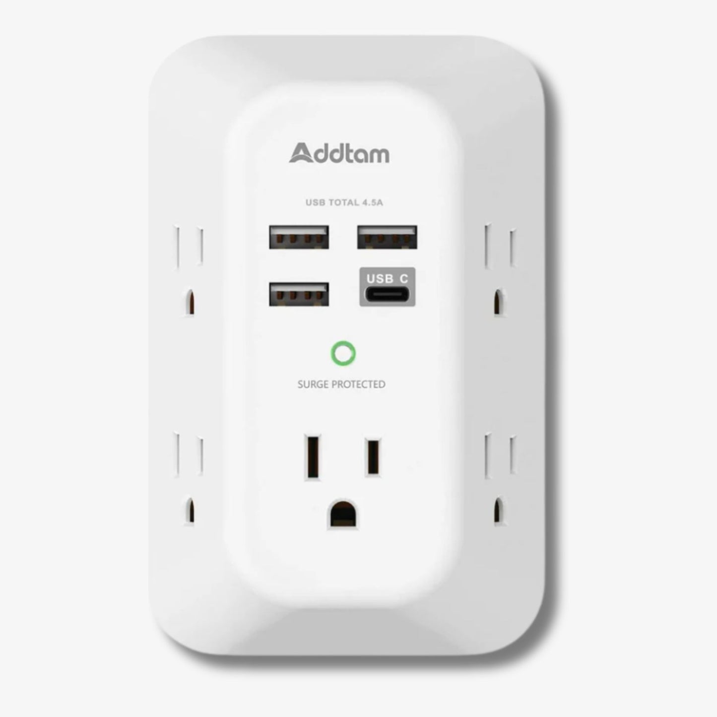 9-in-1 USB Wall Charger with Surge Protection – Power & Charge All Devices Safely