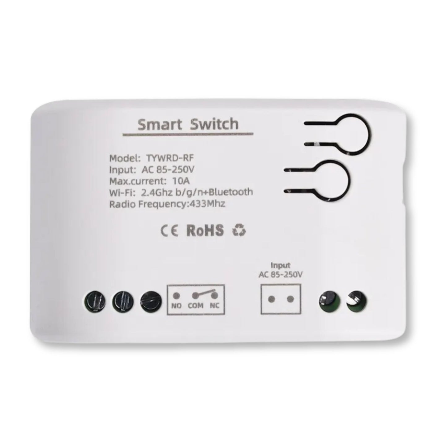 1CH Smart Wi-Fi Dry Contact Relay Switch – Remote & Voice Control for Garage Doors & Gates