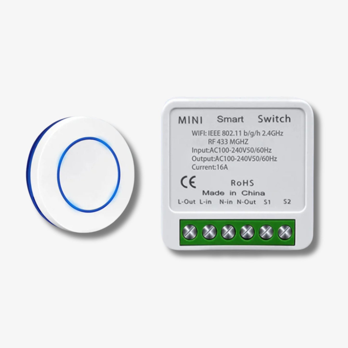 RF 433MHz Smart Light Switch Module – Remote Lighting Control Without Wi-Fi