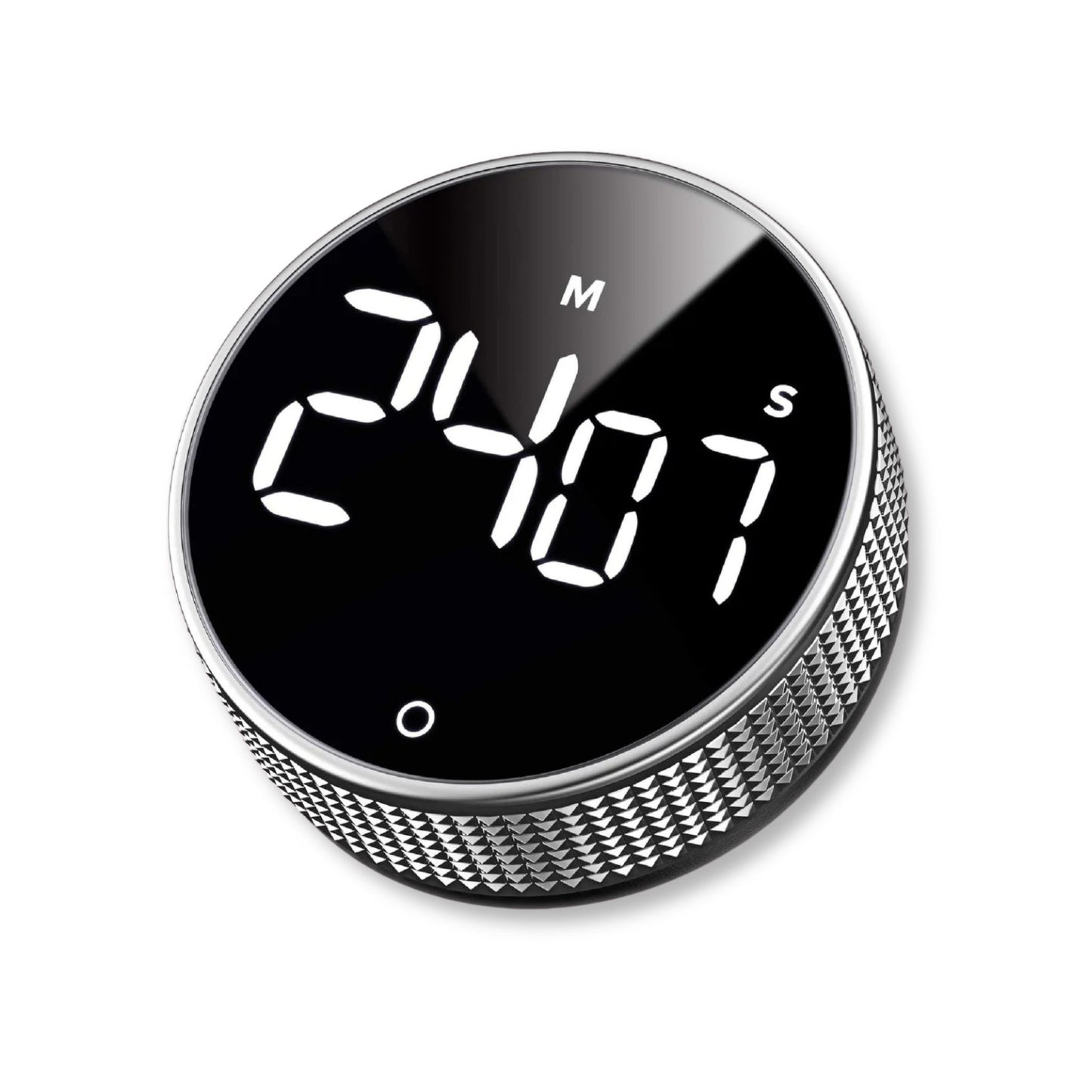 LED Digital Kitchen Timer, Magnetic, Rotating, Countdown with Alarm & Mute Mode