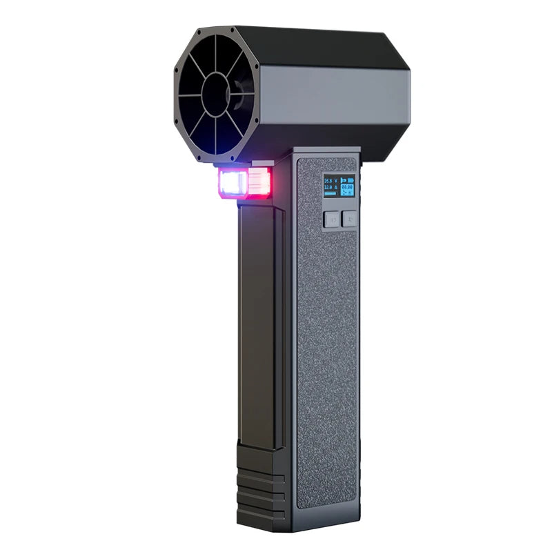 Booster TF64 Violent Handheld Turbo Jet Fan, 1600G Thrust, LED Light, 64MM Brushless Motor