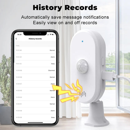 Smart Motion Sensor Alarm - Scares Off Intruders and Get Alerts in Your Phone