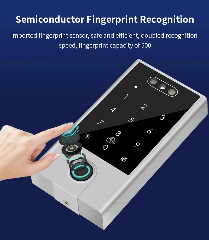 VF4-5 Smart Wi-Fi Access Control - Unlock with Your Face, Fingerprint, RFID Card, PIN or App Control