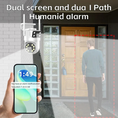 8MP Dual Lens PTZ Camera – Full Yard Coverage