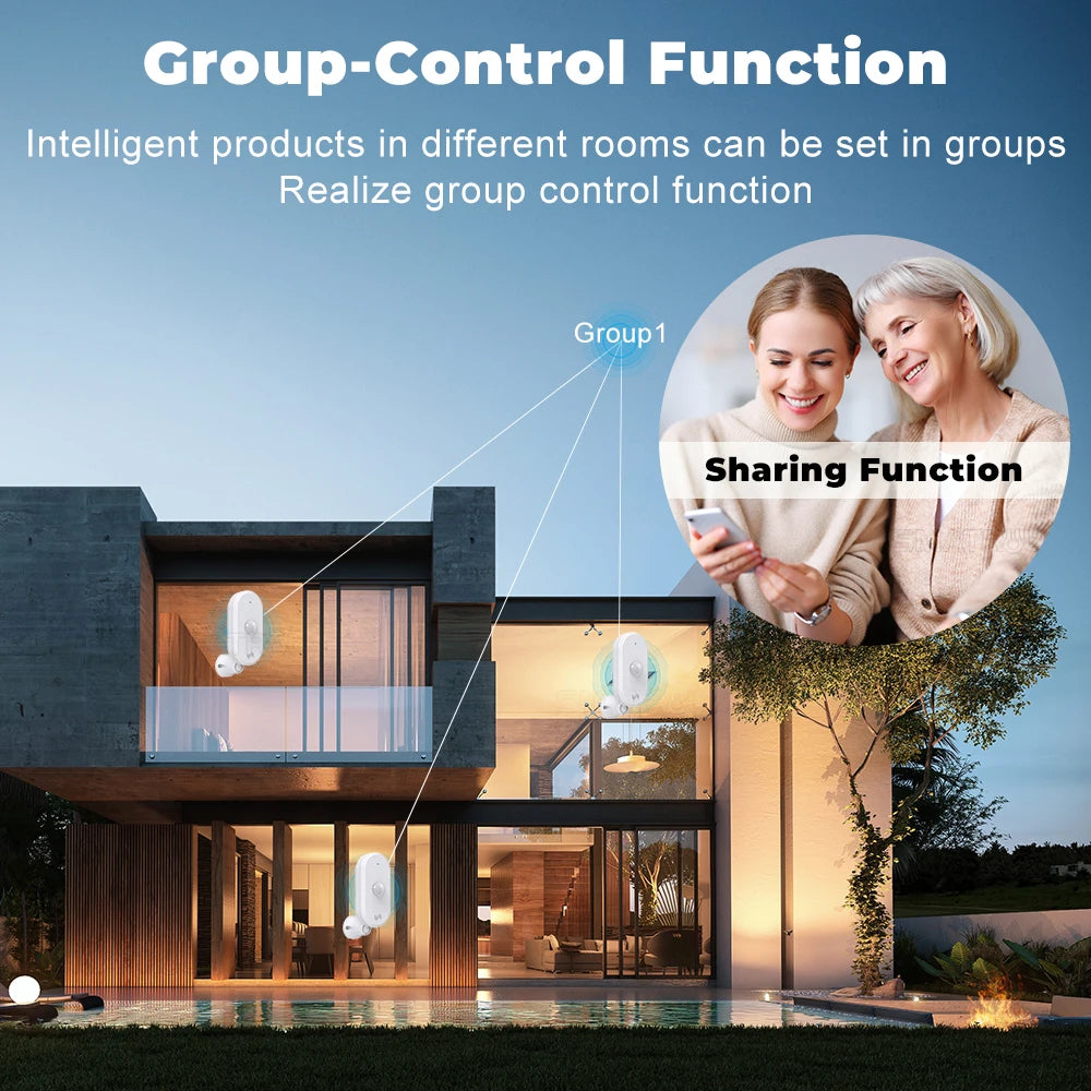 Smart Motion Sensor Alarm - Scares Off Intruders and Get Alerts in Your Phone