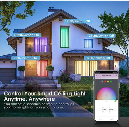 Smart RGB Ceiling Light - Change Your Room Color From Your Phone