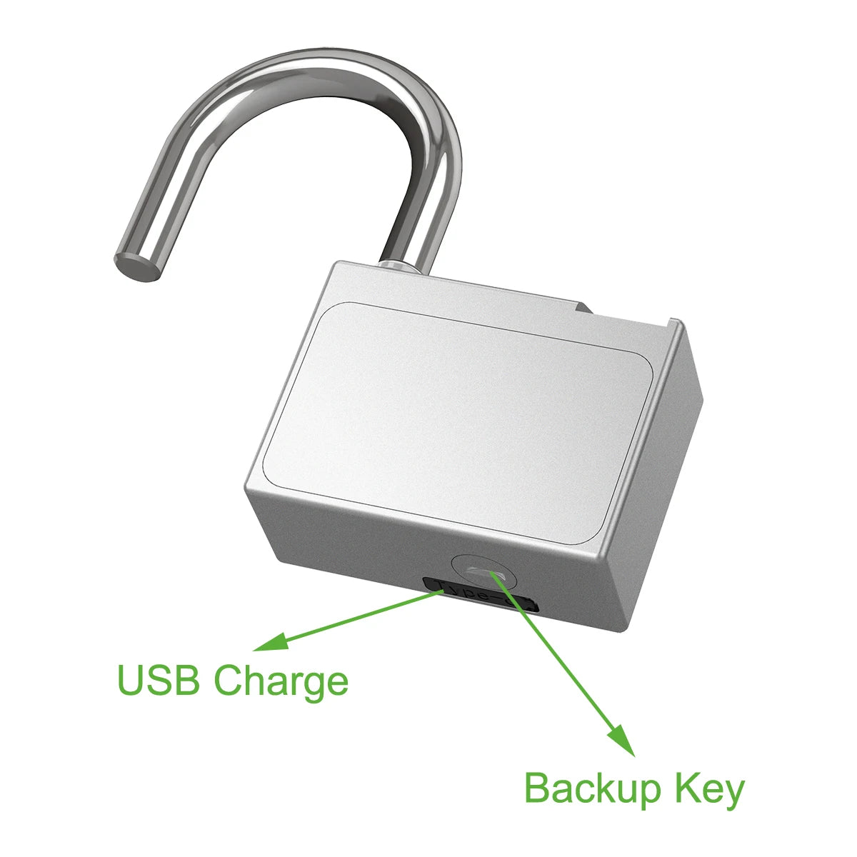 P70 Smart Padlock – Fingerprint & App Unlock for Keyless Security