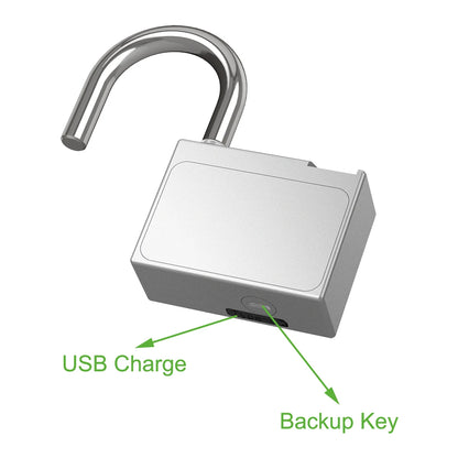 P70 Smart Padlock – Fingerprint & App Unlock for Keyless Security