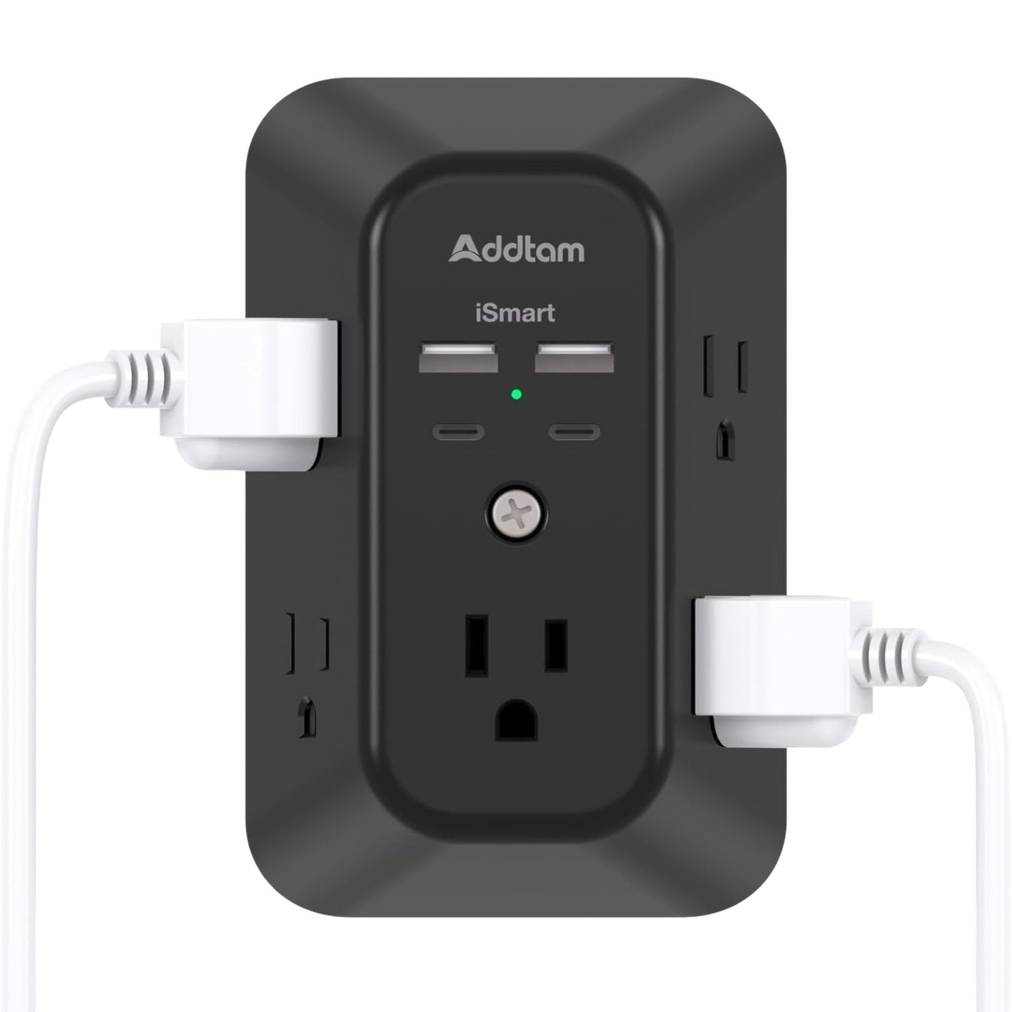 9-in-1 Surge Protector Outlet Extender, Power More Devices Safely (Non Smart)