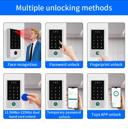 VF4-5 Smart Wi-Fi Access Control - Unlock with Your Face, Fingerprint, RFID Card, PIN or App Control