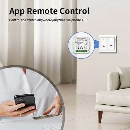 Wi-Fi Smart Light Switch Module (1/2/3 Gang) – Hands-Free Voice & App Control for Any Room