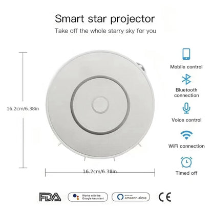 Smart Galaxy Projector - Turn Your Ceiling Into a Moving Aurora Sky