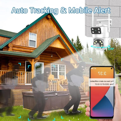 8MP Dual Lens PTZ Camera – Full Yard Coverage