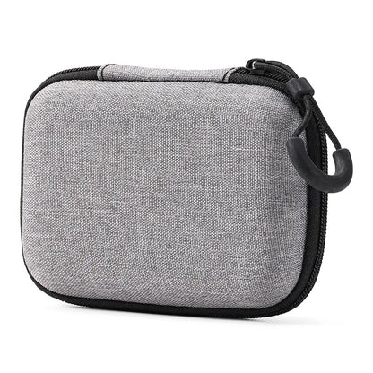 Large Shockproof Grey Case for Earphones, USB Cables & Chargers